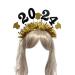 amangul Grad Headband Graduation Party Headwear Graduate Blingbling Hairhoop Collages Student Graduate Celebration Headwear