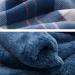 Winter Wheelchair Blanket Wheelchair Blanket Leg Cover Wearable Thickening Old Man Shawl Wheelchair Cosy Fleece Blanket Warm Lap Blankets for Any Season Especially Winter Blue Lattice 80* Blue Lattice 80*130cm - Buy Online on GoSupps.com