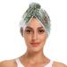 Fir Pine Cone Branch Tree Hair Towel 2 Pack Super Absorbent Hair Drying Towel Quick Dry Hair Turbans Head Towel with Button Twisty Wrap for Women Girls