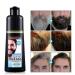 Silvercell Beard Dye for Men - Quick 5-Minute Application 3-in-1 Black Hair Dye Shampoo Long Lasting Gray Coverage - 6.76 fl oz - Buy Online on GoSupps.com