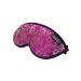 Dream Essentials Dreamland Premium Sleep Mask Handmade in The USA Breathable Natural Cotton Adjustable Strap Men and Women Nose Bridge for Light Block Travel Yoga Meditation (Pink Brocade)