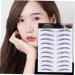 Gogogmee Hair-like Eyebrows 4pcs Eyebrow Stickers Tool Stickers Eyebrow Transfers Stickers Water Transfer Eyebrow Sticker 6d 21x15cm Brown - Buy Online on GoSupps.com