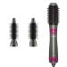 Hair Dryer Brush Blow Dryer Brush Salon Styler Hair Dryer and Volumizer with Three Interchangeable Barrels, Hot Air Brush Kit Dryer Brush with 3 Attachments