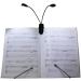 Portable LED Reading Lamp - 8 LED USB Clamping Light Flexible 360 Arm Ideal for Night Reading in Bed - Black - Buy Online on GoSupps.com