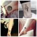 62 Sheets Mountain Temporary Tattoos Stickers - Waterproof Black Geometry Sun Star Moon Tree Triangle Sea Wave Designs - Semi Permanent for Adults and Kids - Buy Online on GoSupps.com