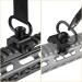 LONSEL 360 Rotation Picatinny Sling Swivel Mount + 2 Point Traditional Sling Rail Mount - Black - Buy Online on GoSupps.com
