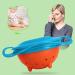 ueslwser 360 Degrees Gyro Bowl Unspillable Snack Toddler Bowl Universal Anti Spill Bowl Magic Gyro Bowl Anti Spill Baby Bowl Magic Bowl for Babies Kids Blue - Buy Online on GoSupps.com