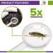 Premium 5 Piece Lice Comb Kit - Complete Nit Removal Set with Fine Tooth Comb and Magnifier - Buy Online on GoSupps.com