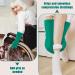 Hercicy 2 Pairs Donning Gloves for Compression Stockings - Green | Easy Grip Compression Socks Gloves for Easy Donning - Buy Online on GoSupps.com