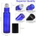 Alldomain 8Pcs 10Ml Cobalt Blue Roller Bottles | Stainless Steel Roller Balls - Perfect for Essential Oils & DIY Projects | International Shipping Available - Buy Online on GoSupps.com