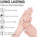 DMQ Semi Cured Nail Wraps Soft Self-Adhesive Gel Nail Stickers Long Lasting Gel Nail Polish Strips French Tip Stickers French Manicure Stickers Set with Nail Art Tools (Light Pink Gradient) - Buy Online on GoSupps.com