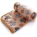 Premium Fleece Pet Blanket Flannel Throw Pack - Super Soft & Fluffy - Paw Small - 3 Pack - Buy Online on GoSupps.com