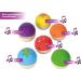 Eichhorn Sound Balls | 6 Colorful Wooden Balls for Babies & Toddlers | Musical Wooden Toys for 12+ Months - Buy Online on GoSupps.com