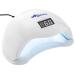 Sina LED light curing device nail dryer/sensor for automatic detection of the hand/48 watts/timer with 10 30 60 or 99 seconds/with display/weight loss soil/24 LEDs