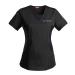 TAILOR'S Women's Personalized Medical Slip Shirt Embroidered with Own Name Black M