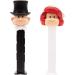 PEZ - Twinpack Licensed Wedding Bride & Groom - Unique combination of 2 dispensers and sweets with Lychee flavours - Contains 2 dispensers + 4 Lychee refills - Buy Online on GoSupps.com