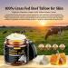 Omnifacile Beef Tallow Honey Balm for Skin Face Body - Handmade Whipped Cream Face Moisturizer with 100% Grass-Fed Beef Tallow & Raw Honey Narural Organic Body lotion for Men&Women Unscented 4.23OZ - Buy Online on GoSupps.com