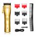 Kemei Professional Mens Hair Clippers Hair Trimmer for Men Cordless Grooming Kit Kemei 2850 for Barbers and Stylists USB Rechargeable