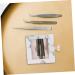 Housoutil 2 Pcs Square Eyelash Box - Portable Fake Eyelash Organizer & Storage Case for Eye Lashes - Ideal Eyelash Packaging Accessories - Buy Online on GoSupps.com