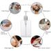 Suream 9.5oz Refillable Shampoo & Conditioner Bottles 3Pack - Clear Plastic Pump Dispensers for Shower - Ideal for Body Wash, Essential Oil, Liquid Lotion - 280ml Capacity - Buy Online on GoSupps.com