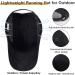 Geyanuo Quick Drying Unstructured Mesh Running Hat - Black+White - Buy Online on GoSupps.com
