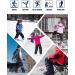 Camii Mia Big Girls Kids Snow Pants X-Large Black - Waterproof Insulated Cargo Ski Pants for Winter Outdoor Activities - Buy Online on GoSupps.com