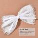 Minkissy Big Bow Hair Barrette Lace Bowknot Hair Clips Ribbon Bow Clips Decorative Hair Accessories for Women Girls Teens (White) - Buy Online on GoSupps.com