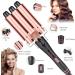 5-in-1 Curling Wand Iron Set with Interchangeable Ceramic Coating Barrels - LCD Display for Different Size Curls and Waves - Buy Online on GoSupps.com