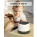 elesories White Noise Machine for Adults & Baby Sleeping | 13 Soothing Sounds | Multifunctional Speaker for Home, Office, Nursery & Travel - Buy Online on GoSupps.com