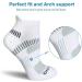BERING Women's Performance Athletic Ankle Running Socks (6 Pack) - White (Size 7-9) - Buy Online on GoSupps.com