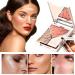 Karlor 3-in-1 Contour Palette | Highlighter Blush & Bronzer - Makeup Contouring Powder with 2 Brushes International Shipping Available - Buy Online on GoSupps.com