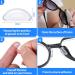 24 Pairs Silicone Glasses Nose Pads - Anti-Slip Transparent Pads for Sunglasses & Eyeglasses - Comfortable & Durable Guncut Apple Core Design - Buy Online on GoSupps.com