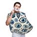 Augenstern Men'S Shaving Apron The-Turkish-Nazar-Eye Father Shaving Bib Beard Bib Apron