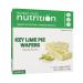 Nutmeg State Nutrition - High Protein Wafer Bars Protein Snack Bars Low Calories Low Sugar 7 Servings Per Box (1 Box (7 Servings) Key Lime) Key Lime 1 Count (Pack of 1)
