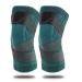 Swellsock Knee Flexwrap - Knee Compression Sleeve - Best Knee Brace Swell Sock Knee Flexwrap Adjustable 3d High Elastic Knee Compression Sleeve Lightweight and Breathable M Green