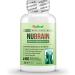 NuBrain Advanced Brain Booster - Memory, Focus, Sleep & Clarity Supplement with Vitamin B6, Ginkgo Biloba, Bacopa Monnieri & More - 60 Vegan Capsules - Buy Online on GoSupps.com