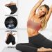 BLONGW Sports Leggings for Women - High Waist Opaque Tummy Control Yoga Gym Fitness Pants in Black - International Shipping Available - Buy Online on GoSupps.com