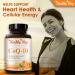 Healthy Way CoQ10 400mg - 200 Capsules | Heart Health Support & Blood Pressure Maintenance | Antioxidant | Non-GMO - Buy Online on GoSupps.com