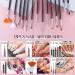TARSHYRY 31PCS Nail Brush Pen Set Nail Art Brushes Brushes Gel Painting Acrylic Tools for DIY Art Design (WHITE) - Buy Online on GoSupps.com