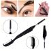 Flybloom Women Eyebrow Brush & Stainless Steel Eyelash Brush | Essential Makeup Tool for Flawless Brows & Lashes - International Shipping Available - Buy Online on GoSupps.com