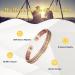 Shop Stylish Copper Magnetic Bracelet - 99% Pure Copper Adjustable Gold Braid Fashion Jewelry Gift - Buy Online on GoSupps.com