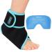Maginno Ankle Ice Pack Wrap for Injuries Reusable Ankle Brace Hot Cold Compression Therapy Foot Ice Pack Gel for Relief Sports Injury Achilles Tendonitis Sprained Ankle and Heel Plantar Fasciitis For Ankle