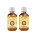DEve Herbes pure apricot core oil (Prunus Armeniaca) natural therapeutic quality cold pressed (pack of two) 100ml x 2 (6.76 oz)