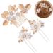minkissy 1 Set Flower Headpieces Wedding Bride Hair Pin Hair Comb Bridal Hair Accessories for Women Girls - Buy Online on GoSupps.com