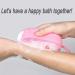 Draduo Silicone Double Sided Body Bath Brush - Cute Bear Design (Green&Pink) - Buy Online on GoSupps.com
