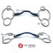 OTTE Universal Blue Sweet Iron Port Mouthpiece Ported Horse Bit Snaffle (5") - Buy Online on GoSupps.com