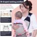 Breathable Baby Sling Carrier | Multifunctional Newborn Baby Carrier from Birth | Gray Baby Sling for Comfortable Baby Wearing - Buy Online on GoSupps.com