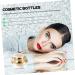 minkissy Cream Bottle Mini Cosmetic Container Body Cream Jars Cosmetic Water Bottle Lotion Jars with Lids Empty Sample Container Cosmetic Samples Container Glass Abs Liner Travel Skin Care 7.1X6X6CM Golden - Buy Online on GoSupps.com