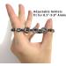 Magnetic Hematite Anklet for Swelling Relief and Lymphatic Drainage - Energy Healing Bracelet for Pain and Anxiety - Unisex Beach Anklet - Buy Online on GoSupps.com