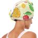 Cherry Lemon Orange Fruit Hair Towel 2 Pack | Super Absorbent Quick Dry Hair Turbans for Women & Girls - Buy Online on GoSupps.com